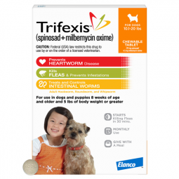 Trifexis For Dogs 10.1-20lbs 1 Month