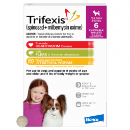 Trifexis For Dogs 5-10lbs 6 Month