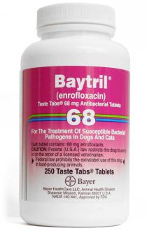 Baytril 68 mg PER CHEWABLE