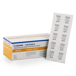 Clavamox Chewable 62.5mg PER CHEWABLE