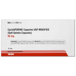 Cyclosporine Modified 50mg 30 Capsules