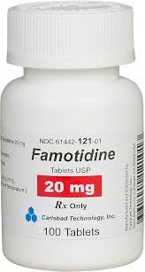 Famotidine 20mg PER TABLET