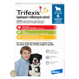 Trifexis For Dogs 40.1-60lbs 6 Month