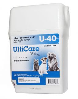 Ultiguard U-40 Syringes 1/2cc 29 Gauge 1/2" (Medium Dose)