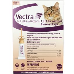 Vectra for Cats 2-9 lbs 6 Pack