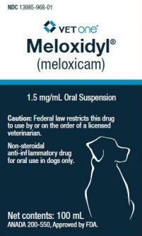 Meloxidyl 100mL 1.5mg/mL (VetOne Brand)