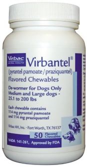 Virbantel 114 mg PER CHEWABLE